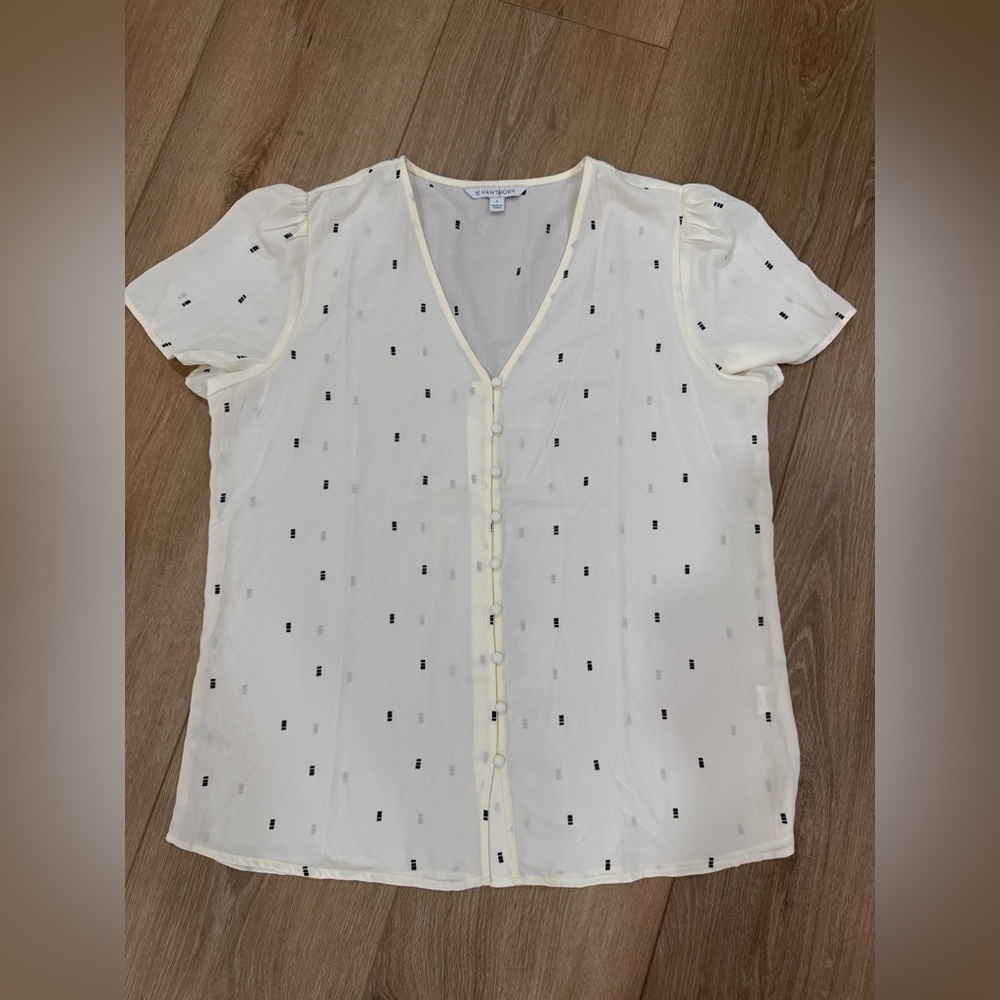 41 Hawthorne Women’s White Blouse